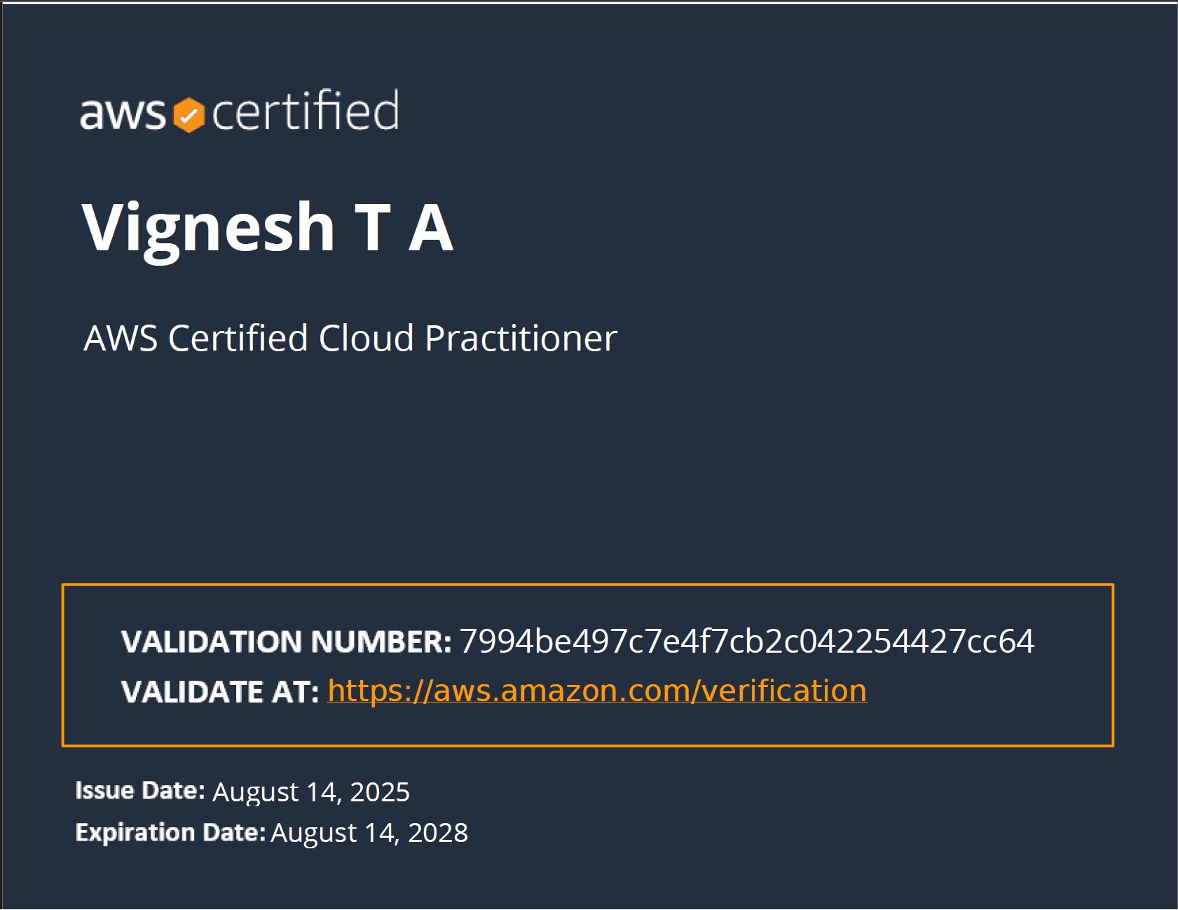 Certificate Preview