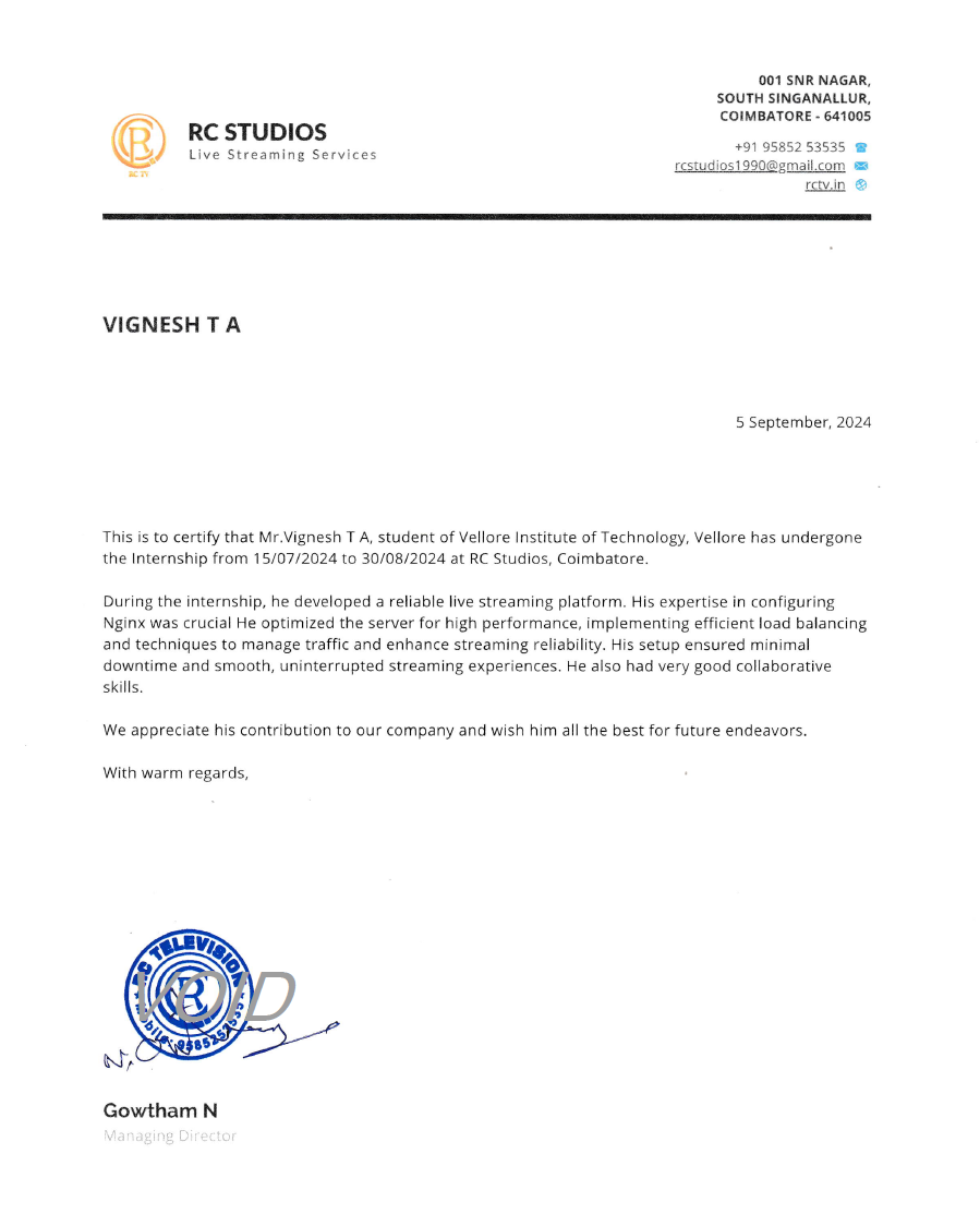 Certificate Preview